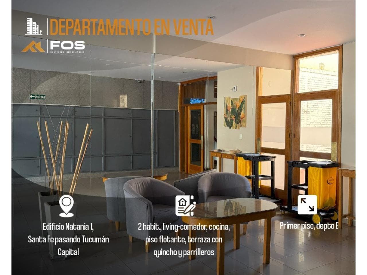 Departamento De Dos Habitaciones En El Corazón De La Ciudad - Venta - Capital