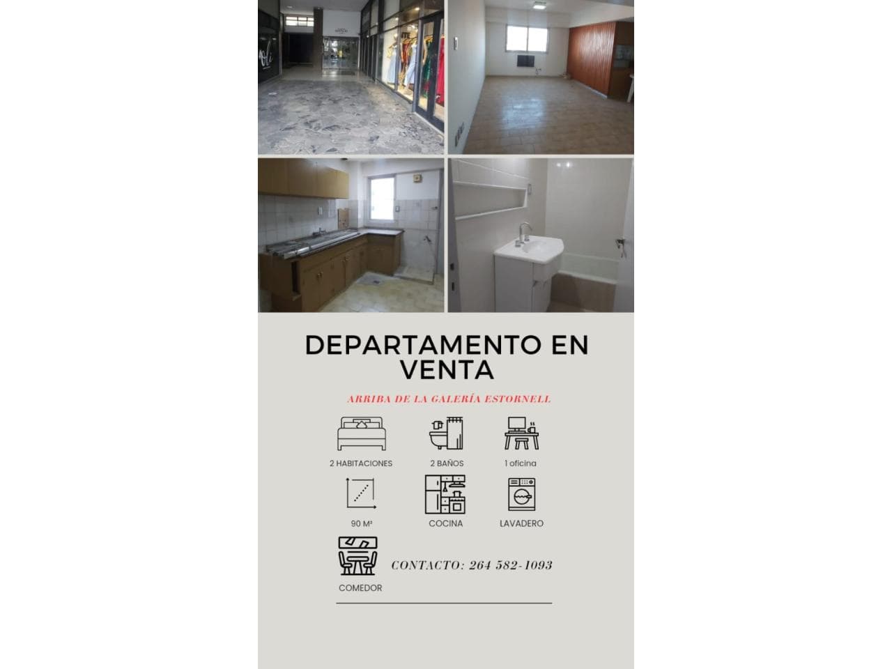 Venta Departamento Galería Estornell. Capital