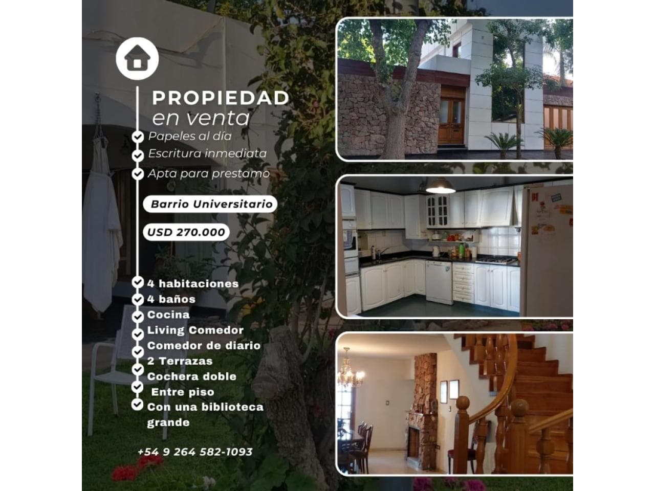 Venta Casa Barrio Universitario. Rivadavia