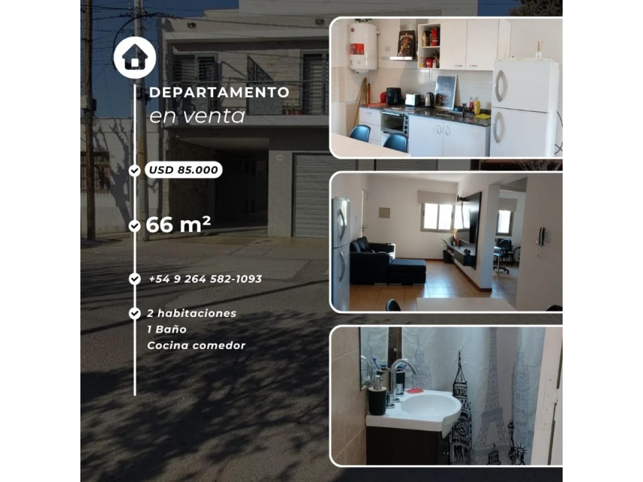 Venta Departamento Cerca Del Centro Civico. Capital