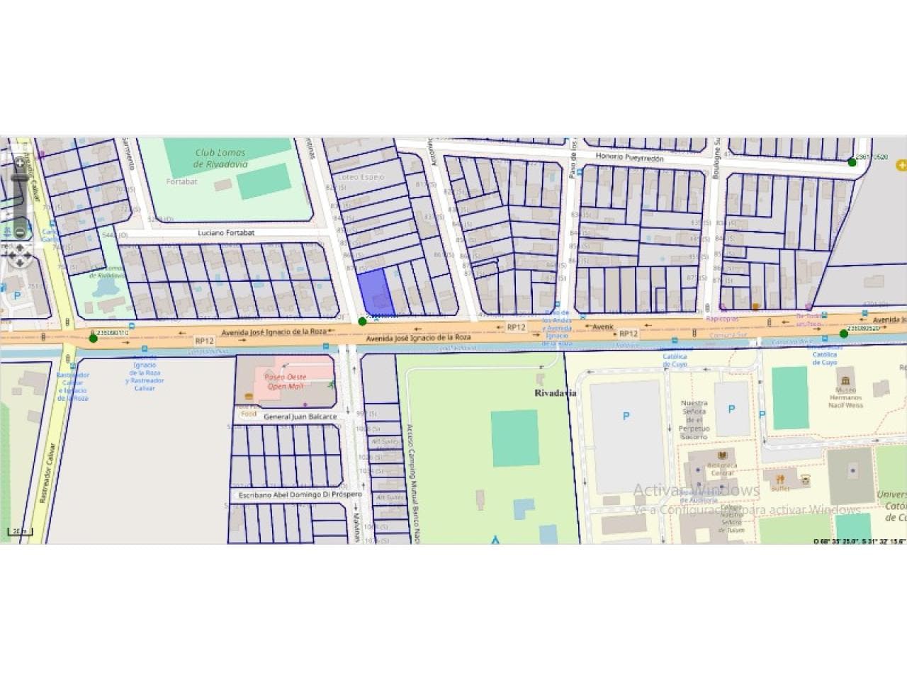 Terreno Sobre Ignacio De La Roza Frente Al Paseo Oeste Shopping Mall