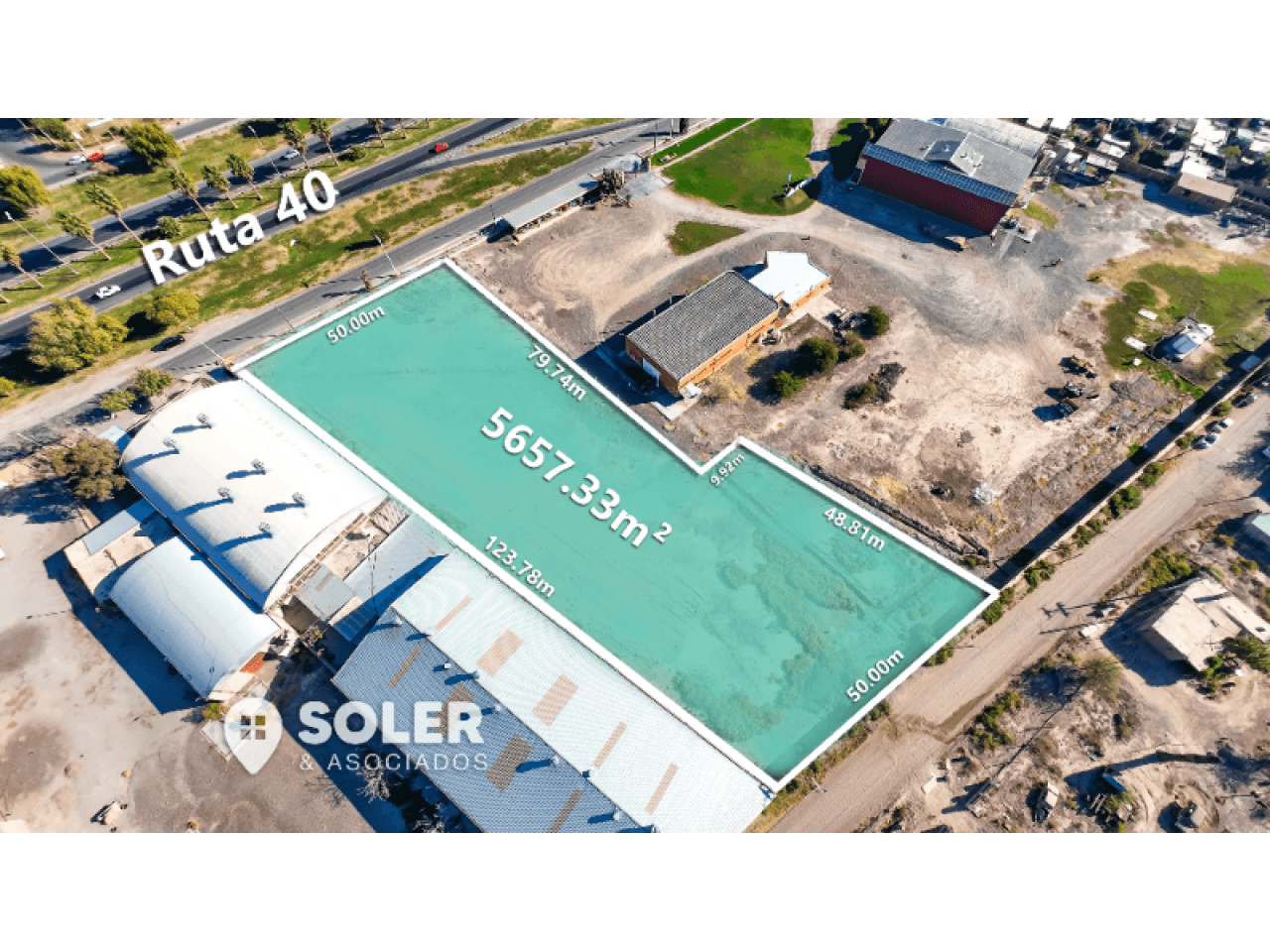 Venta De Terreno Industrial  Sobre Ruta 40