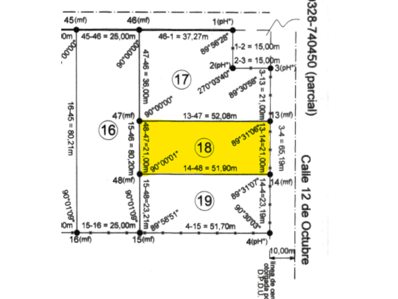 Venta Lote 1100 M2 - Santa Lucia - 12 De Octubre Y Aconcagua