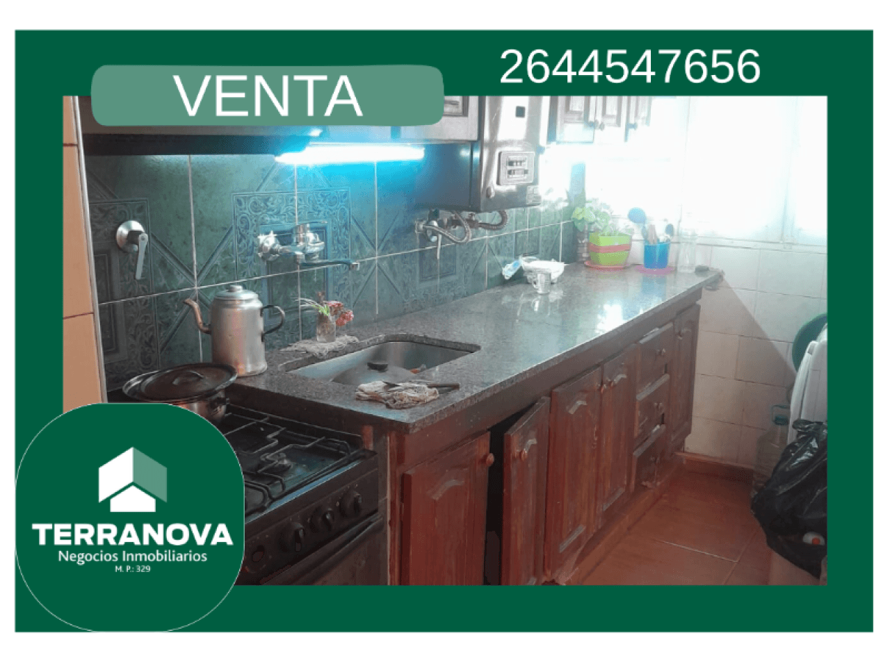 Venta. Departamento 3/4 Habitaciones En Rivadavia Norte Planta Baja