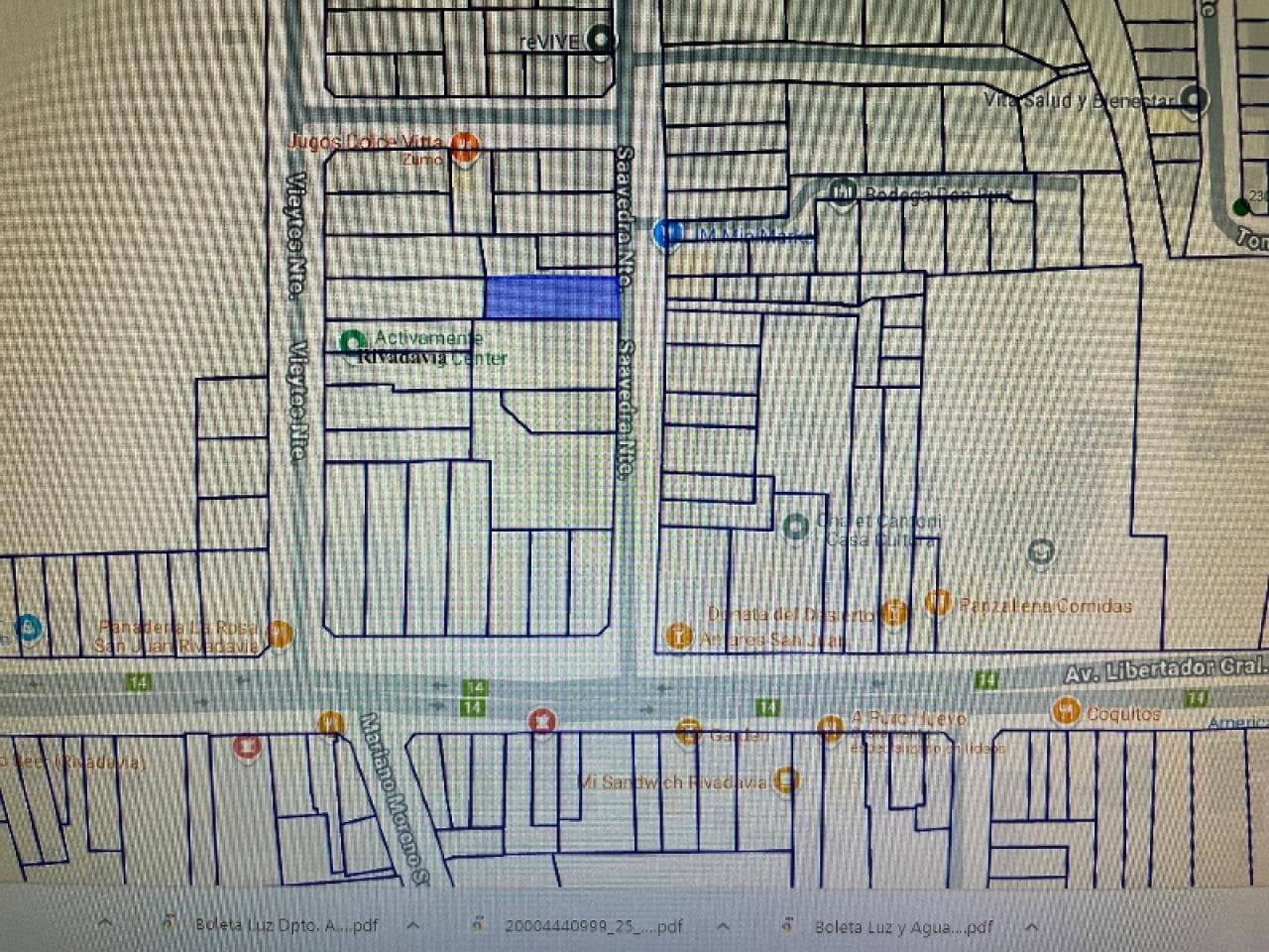 750 M2 (15 X 50) Ideal Emprendimiento Inmobiliario. Rivadavia