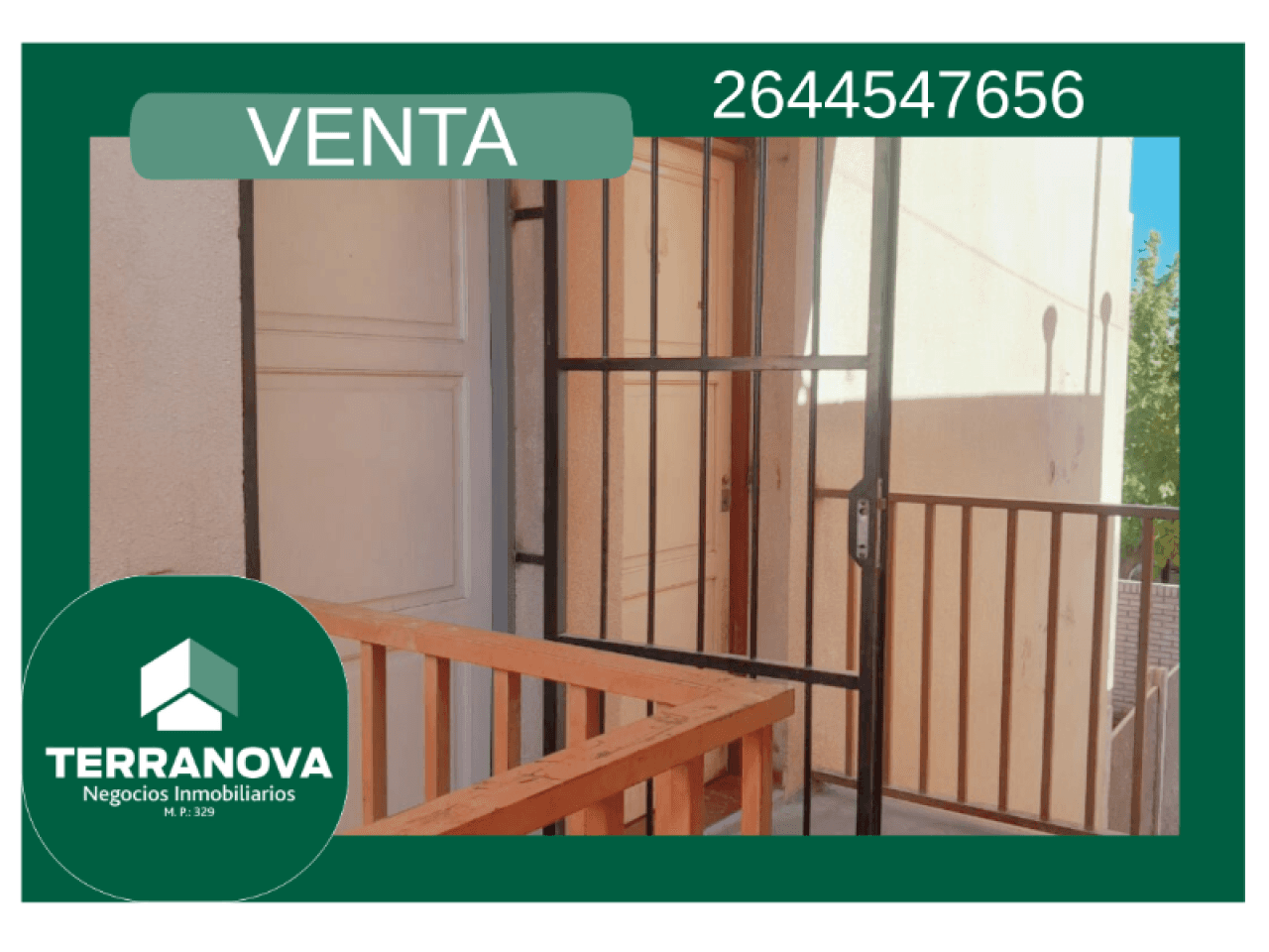 Depto De 3 Habitaciones, 1er Piso, Cochera Cerrada, Rawson