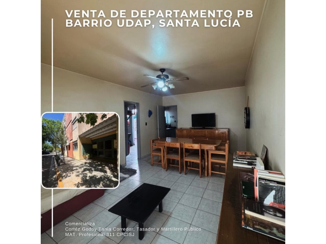 Venta De Departamento En Planta Baja  Barrio Udap, Santa Lucía