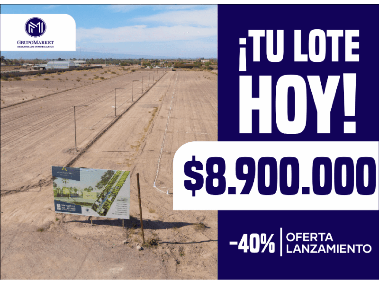 Lote 400m2 En Barrio Privado - Rawson