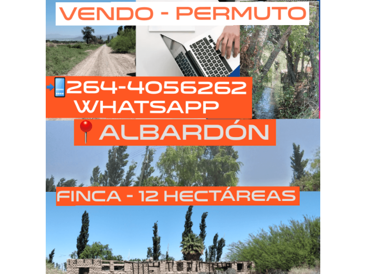 Bajamos El Precio Finca - 12 Hectáreas  ( Vendo - Permuto)