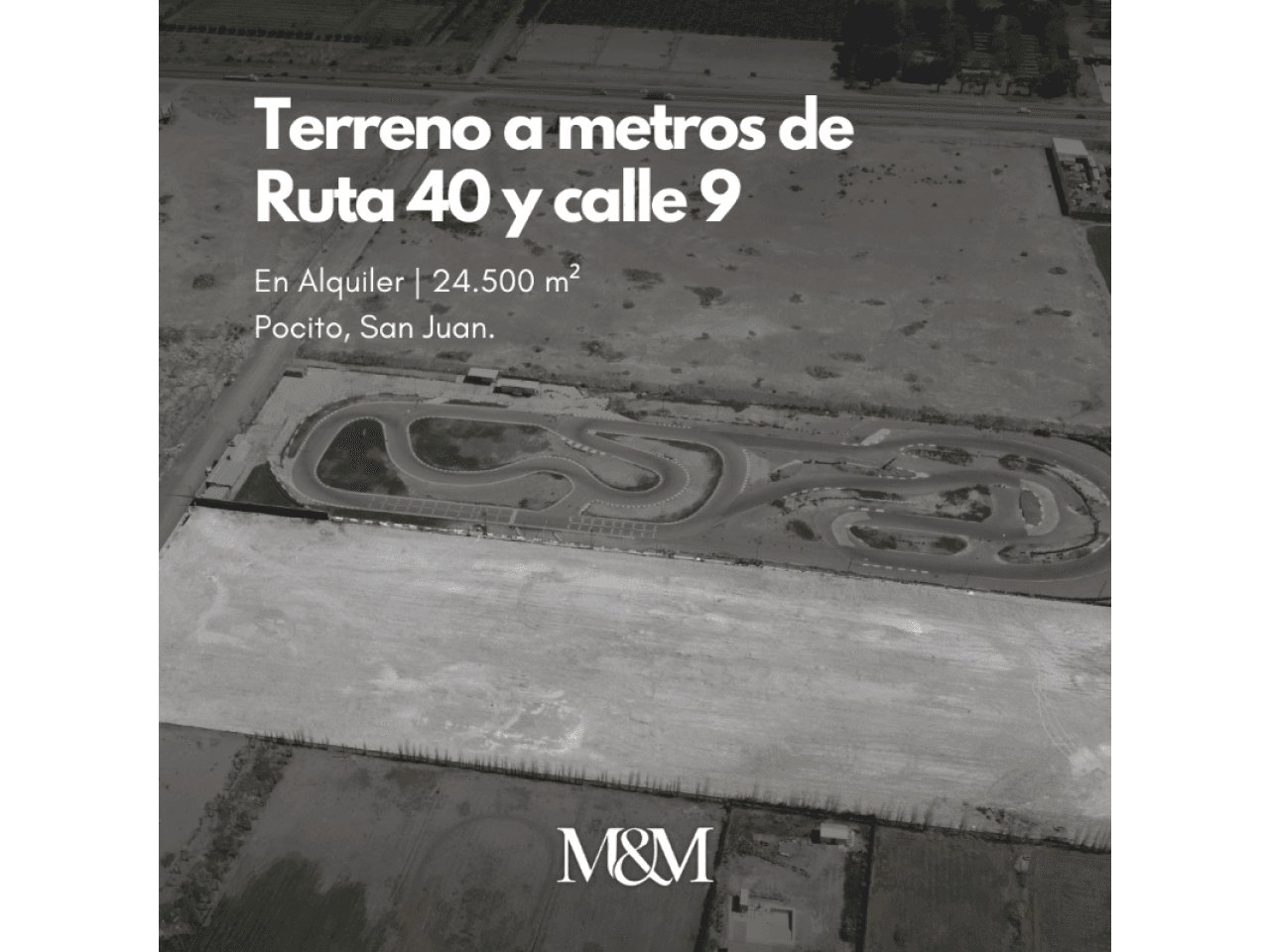 🟤 Alquiler Terreno Calle 9 Y Ruta 40 | 24500 M2 | Pocito