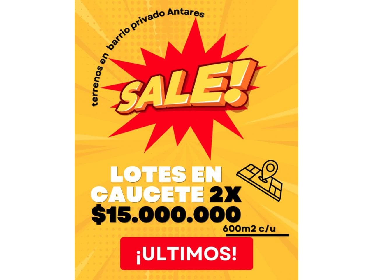 Venta.  Lotes 2x1 En Barrio Privado. Gran Oferta En Caucete