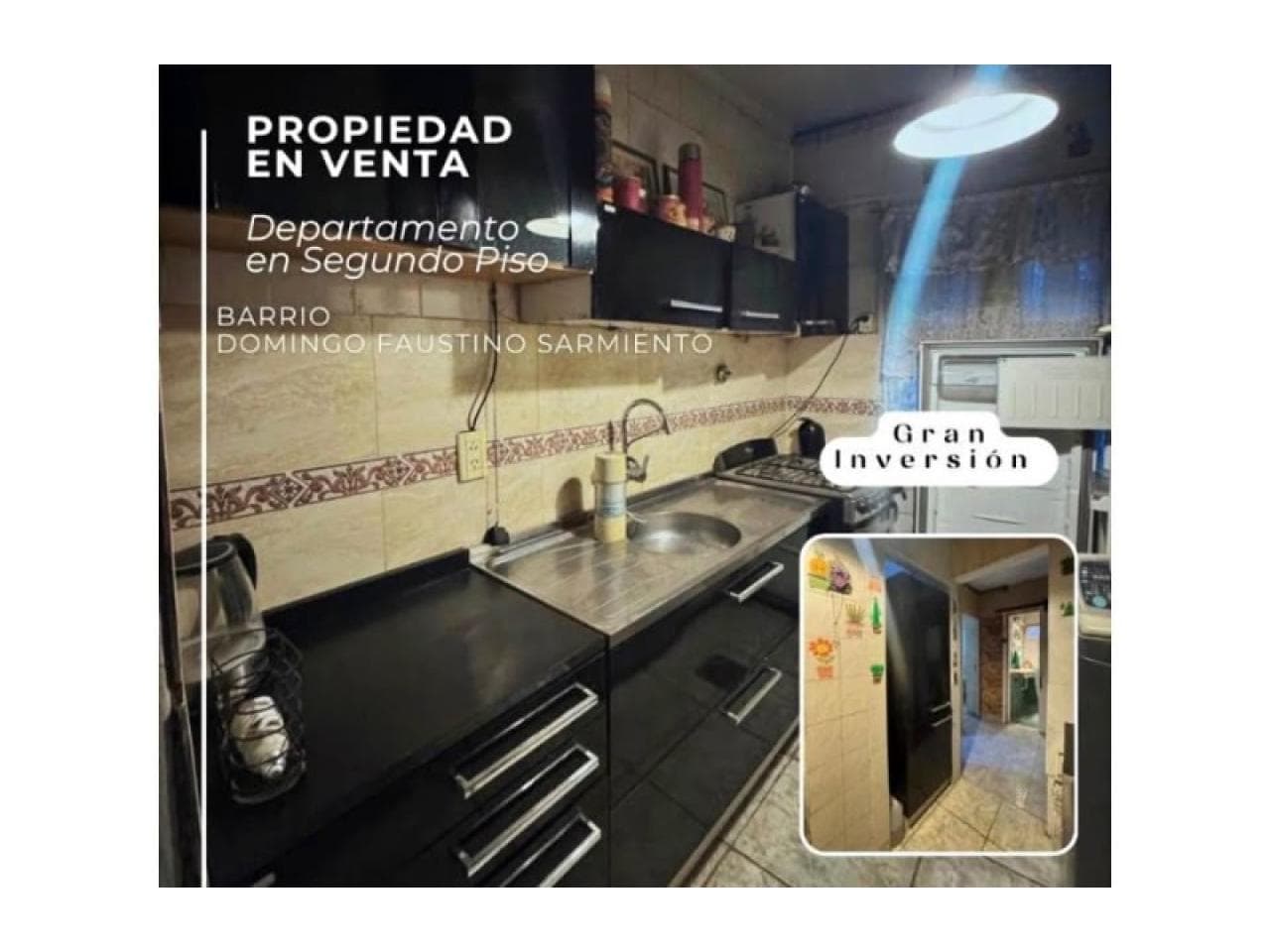 Venta Departamento 3 Habitaciones - Barrio Sarmiento