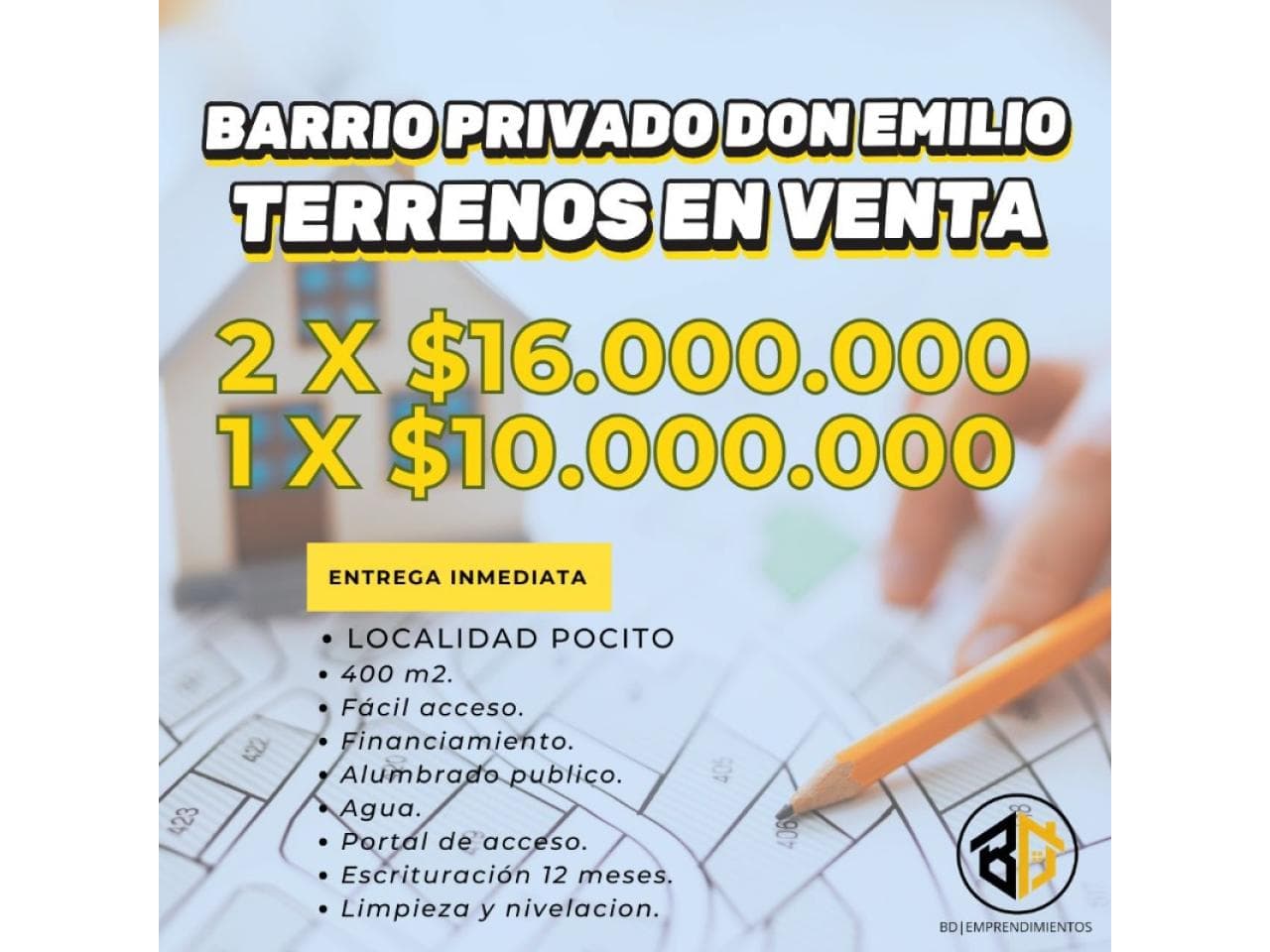 Vendo Terreno En Barrio Privado Pocito