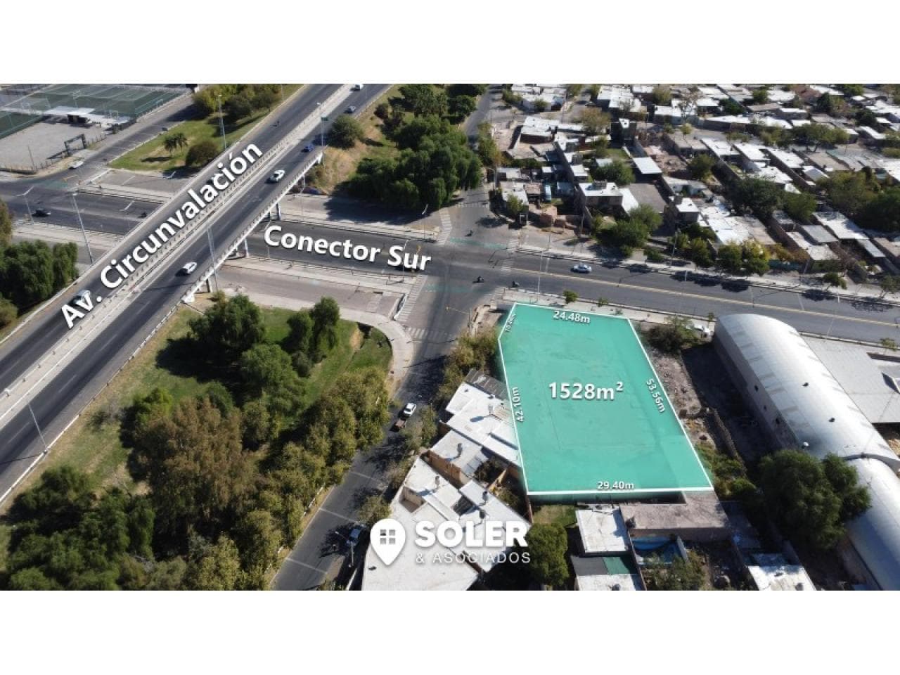 Venta De Terreno | Conector Sur Y Av. Circunvalación | Capital | 1528m²