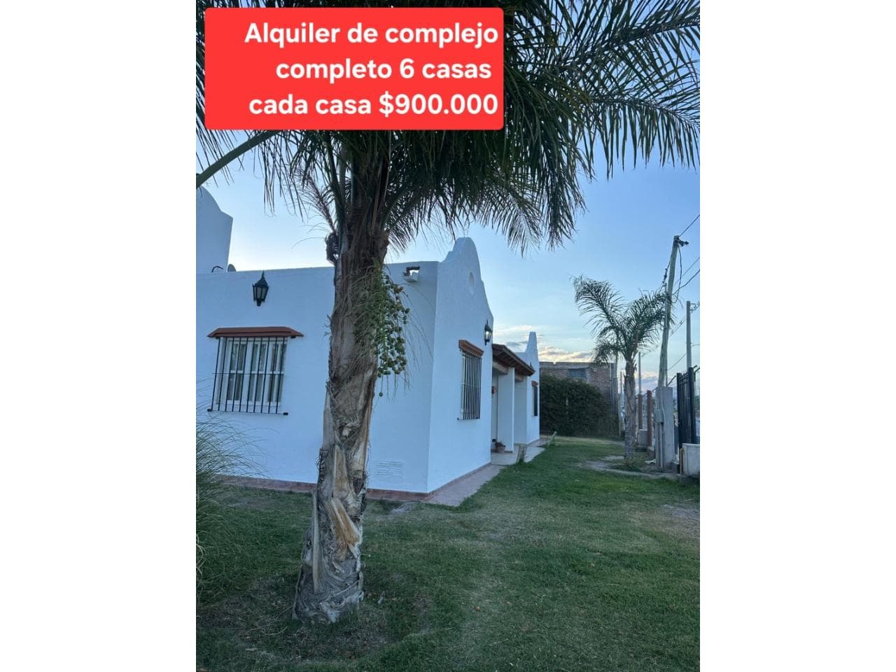 Alquiler Complejo Completo 6 Casas El Precio Es Por Cada Casa