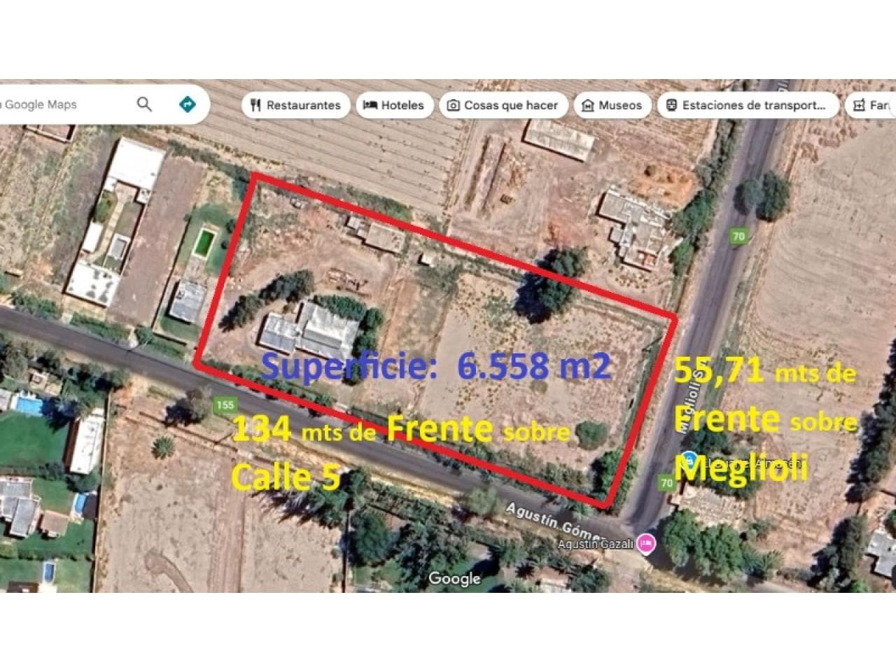 Venta. Terreno Esquina De 6.558m2