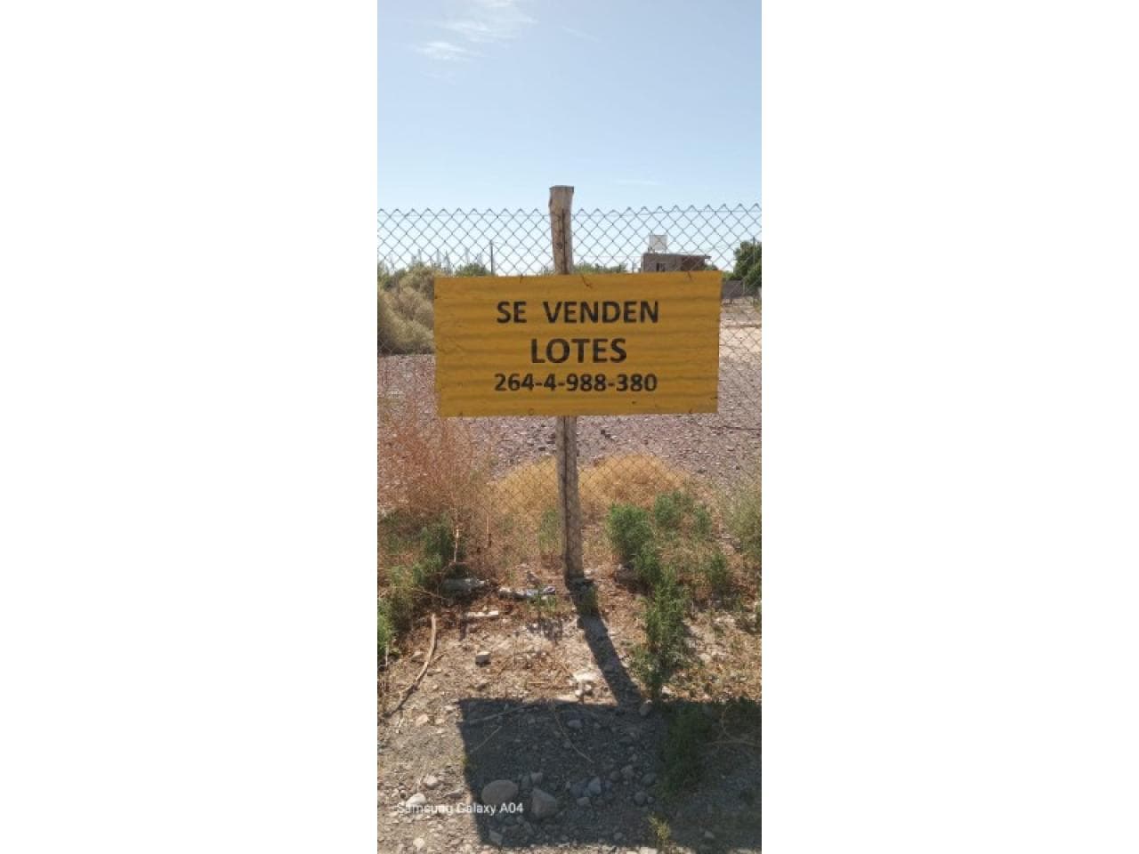 Venta Exclusiva De Dos Lotes Urbanos En Pocito (san Juan)