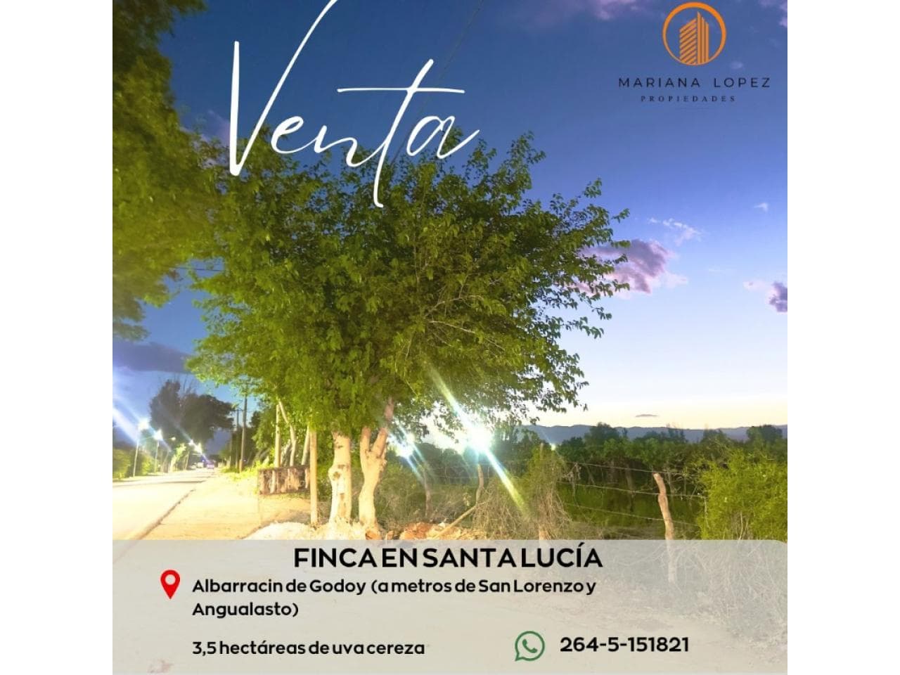 Venta. Finca En Santa Lucia