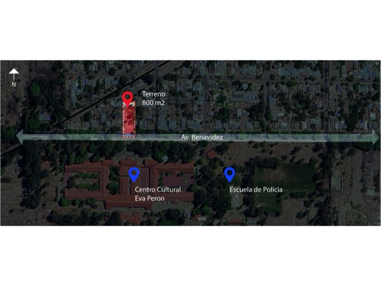 Dueño Vende -  Terreno 800 M2 -  Ubic. (sobre Av. Benavidez, 8939 (o) Conexión Ullúm