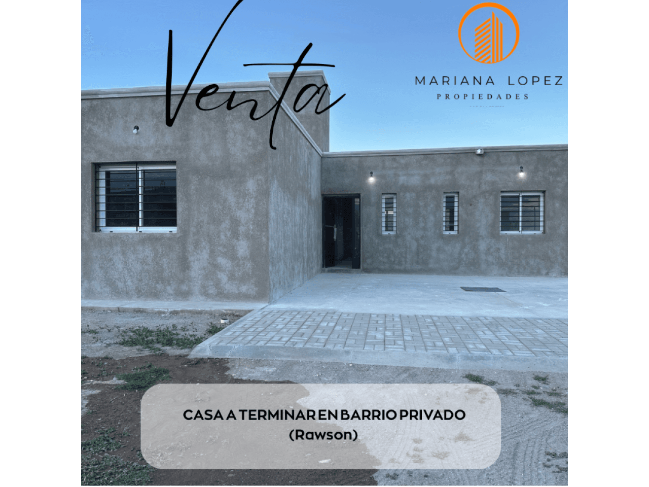 Casa ( A Terminar ) En Venta.. Rawson