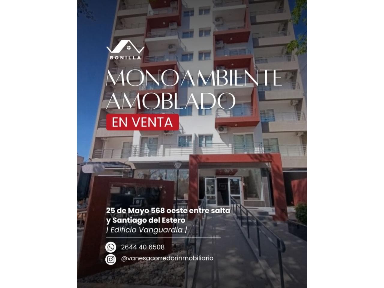 Monoamiente Amoblado En Venta