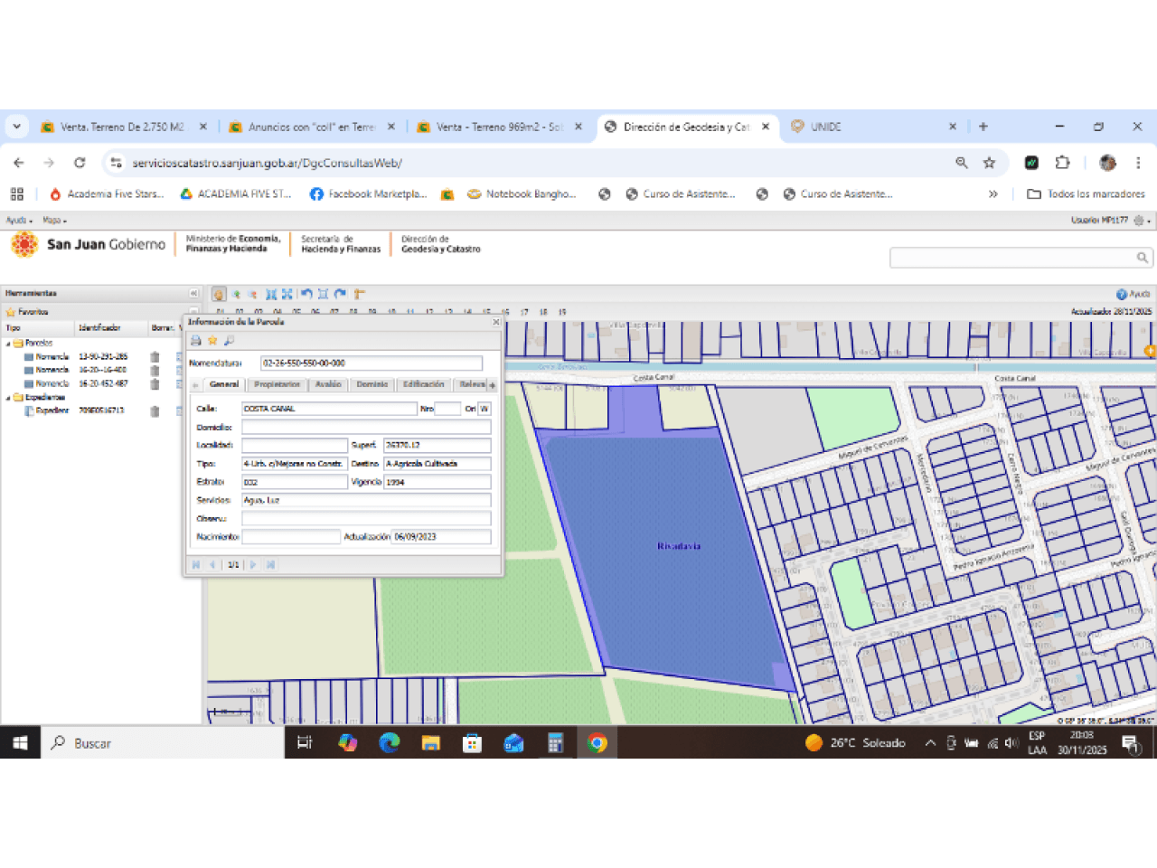 Venta. Terreno 26.000mt Ideal Para Desarrolladores. Rivadavia