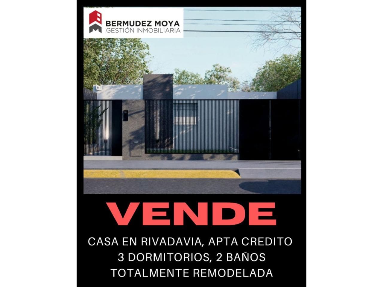 Venta. Casa Totalmente Remodelada En Rivadavia, 3 Dormitorios, 2 Baños, A Metros De Hospital Marcial Quiroga