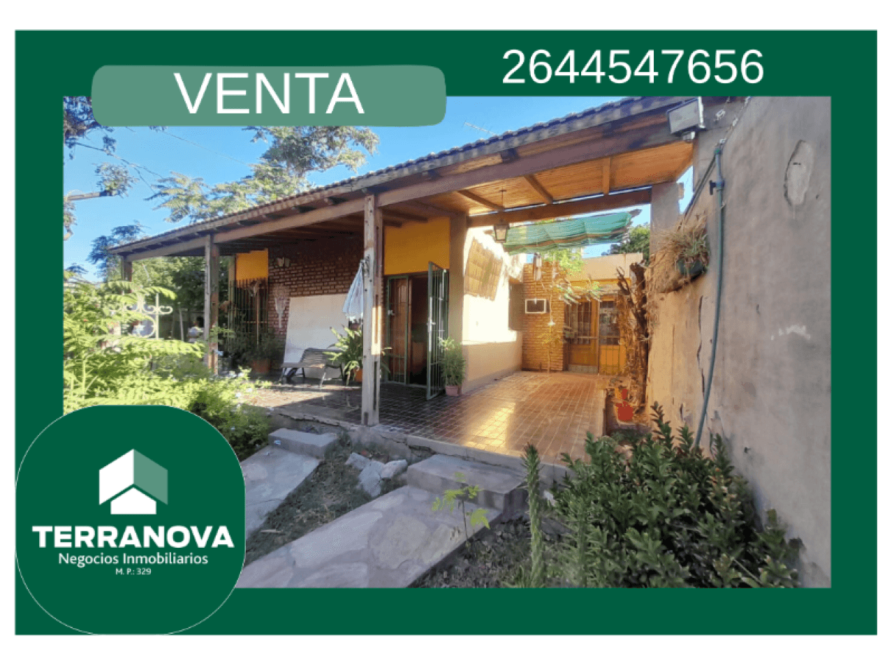 Venta. Casa A Mt De Av Rawson, 3 Habitaciones, 2 Baños. Capital