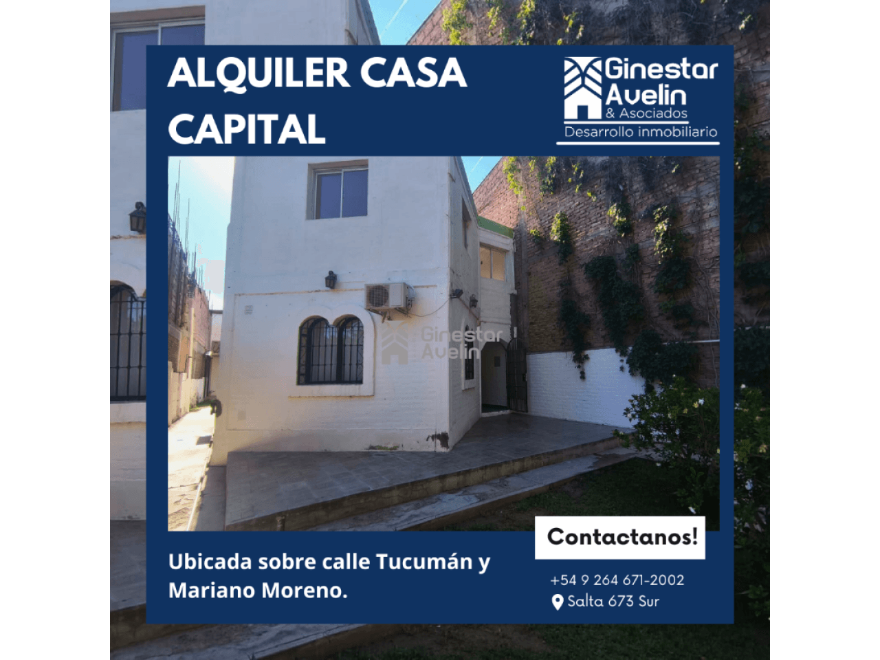 Alquiler - Casa - 5 Privados - Tucumán Y Mariano Moreno - Capital - Ideal Uso Comercial