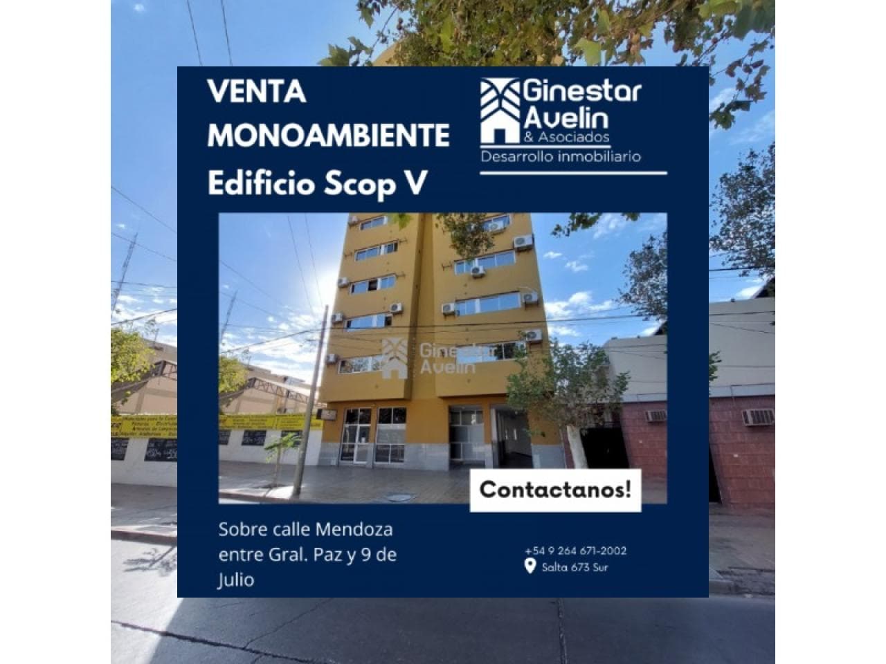 Venta - Oficina / Departamento - Scop V - Capital - A Mts. De Plaza Hipólito Yrigoyen