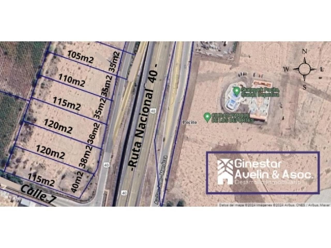 Venta - Terreno Esquina - Ruta 40 Y Calle 7 - Ideal Empresa / Industria- Pocito
