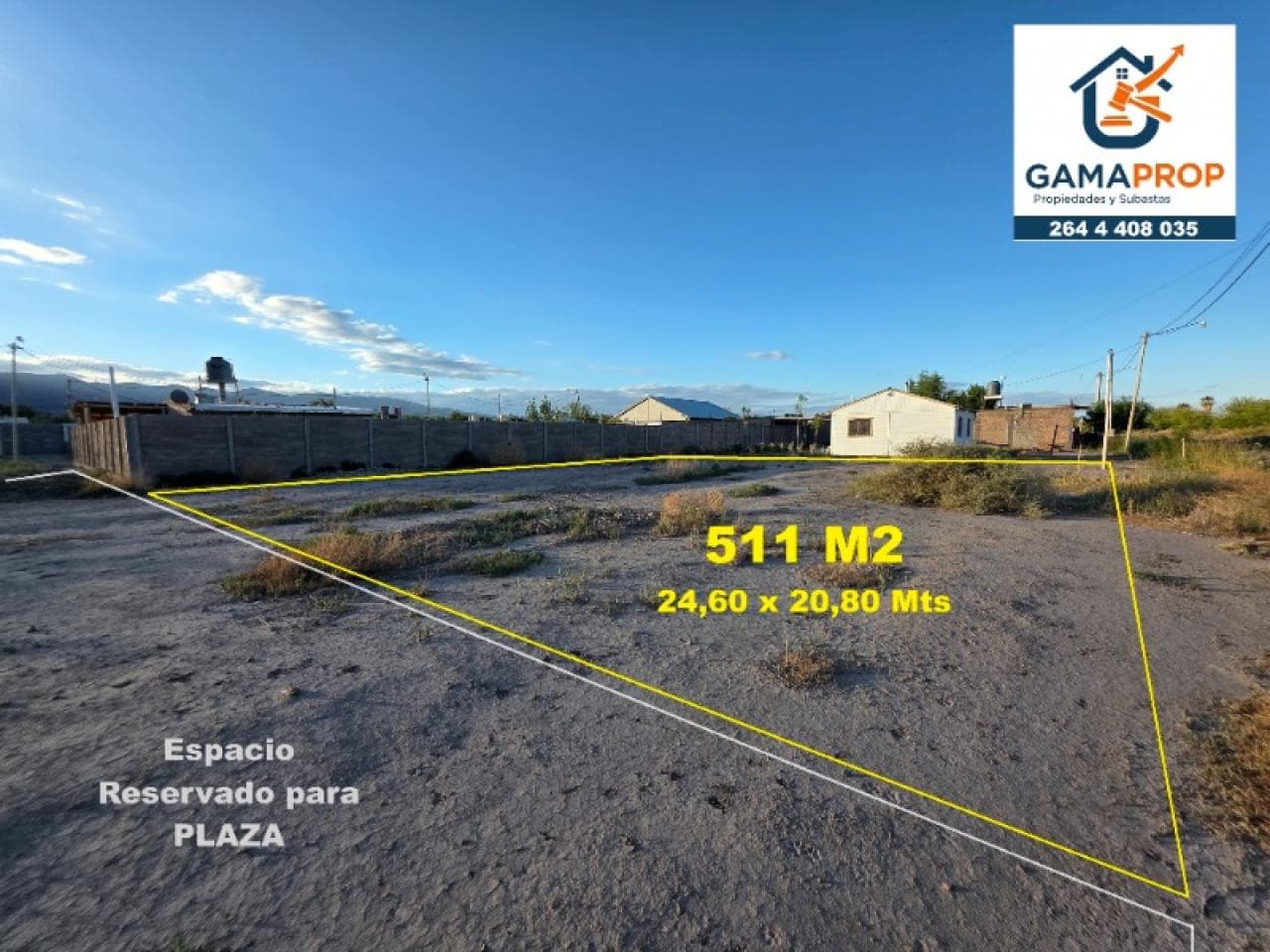 Venta | Oportunidad única Lote Esquina 511 M² En Pocito | U$s 9.000 | Escritura Inmediata Aberastain Y Calle 12