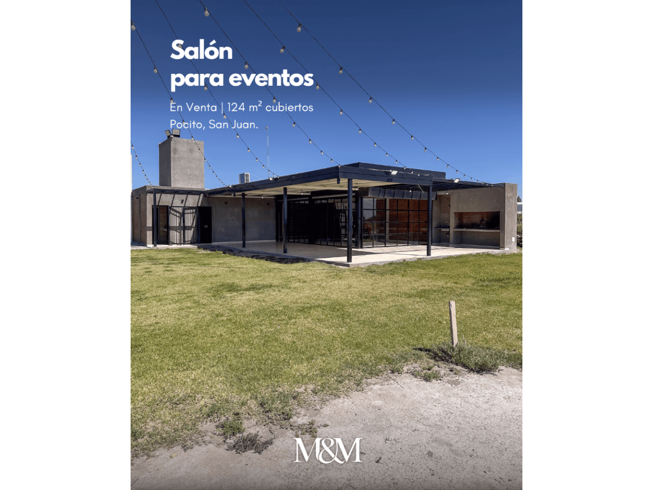 ⚫️ Venta Quincho  | Calle 9 Y Ruta 40 | Pocito