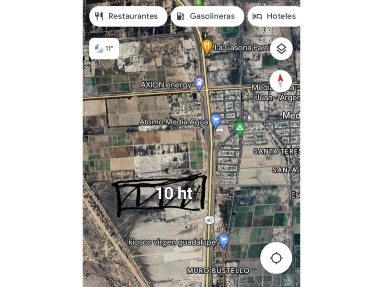 Venta 10 Ht En Sarmiento