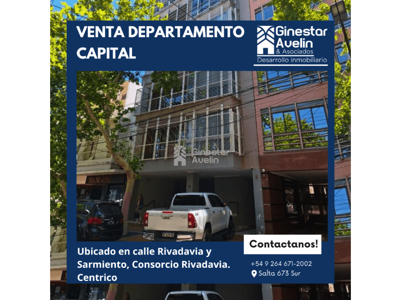 Venta - Departamento Centrico - Piso Completo A Metros Plaza Principal San Juan.