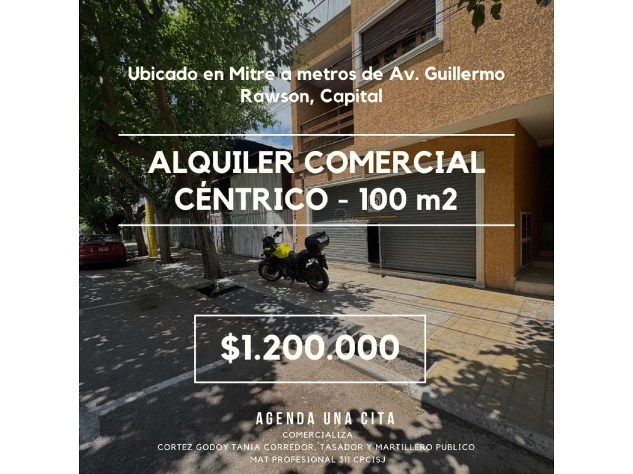 Alquiler Amplio Salón / Local Comercial 100m²  Calle Mitre, A Metros De Av. Rawson. Capital
