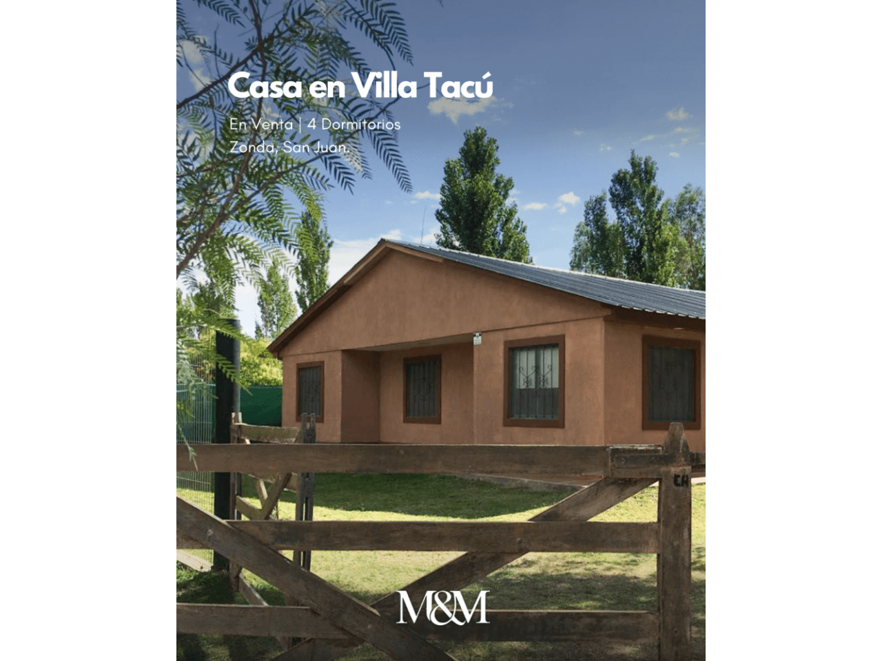 ⚫️ Venta Casa 4 Dormitorios | Villa Tacú | Zonda