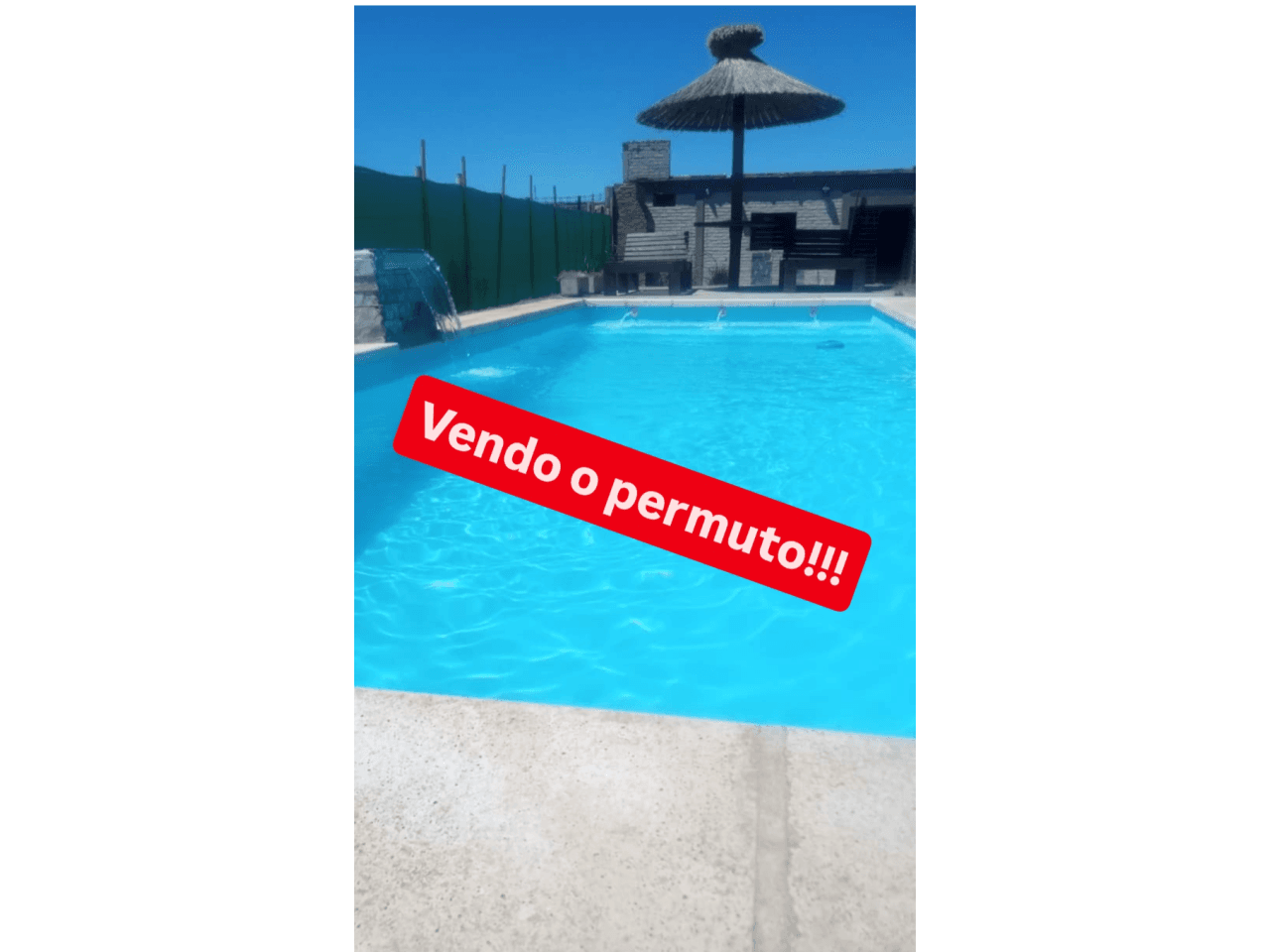 Vendo O Permuto Casa De Fin Semana. Amoblada. Pocito
