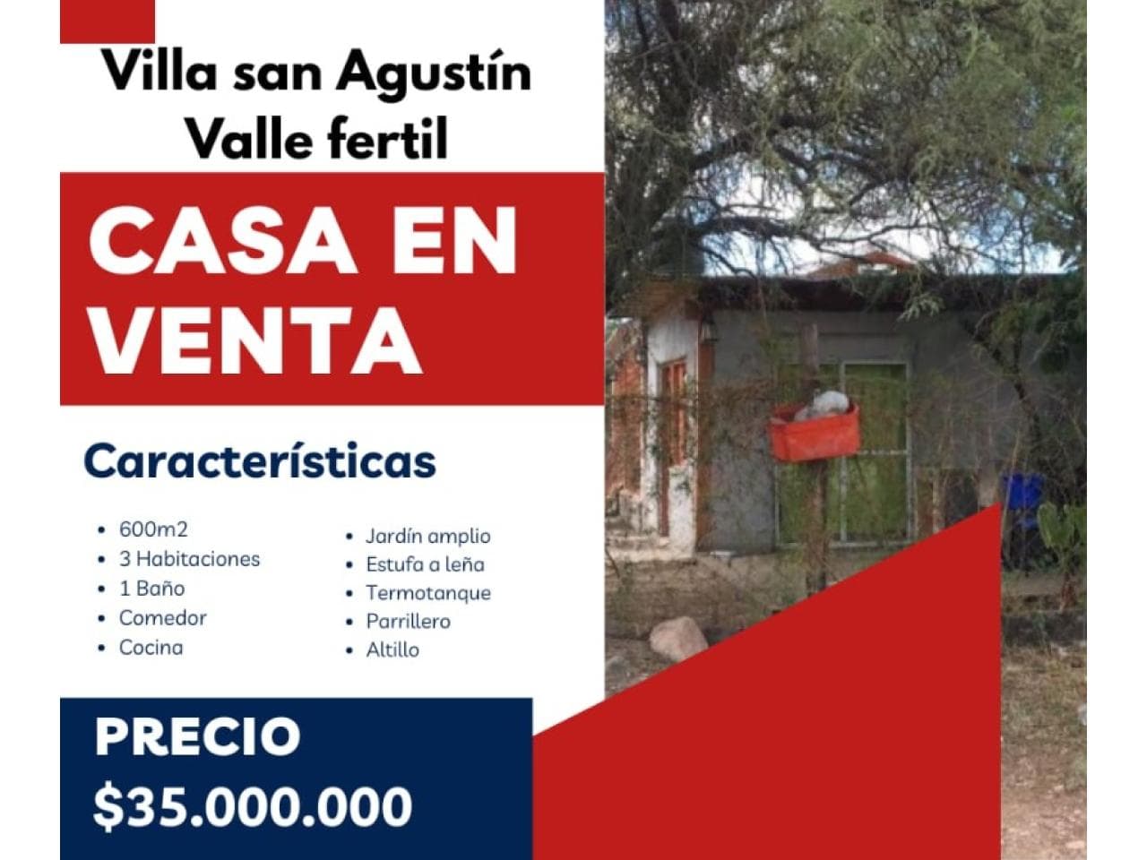 Venta Casa Amoblada En Villa San Agustín - Valle Fertil