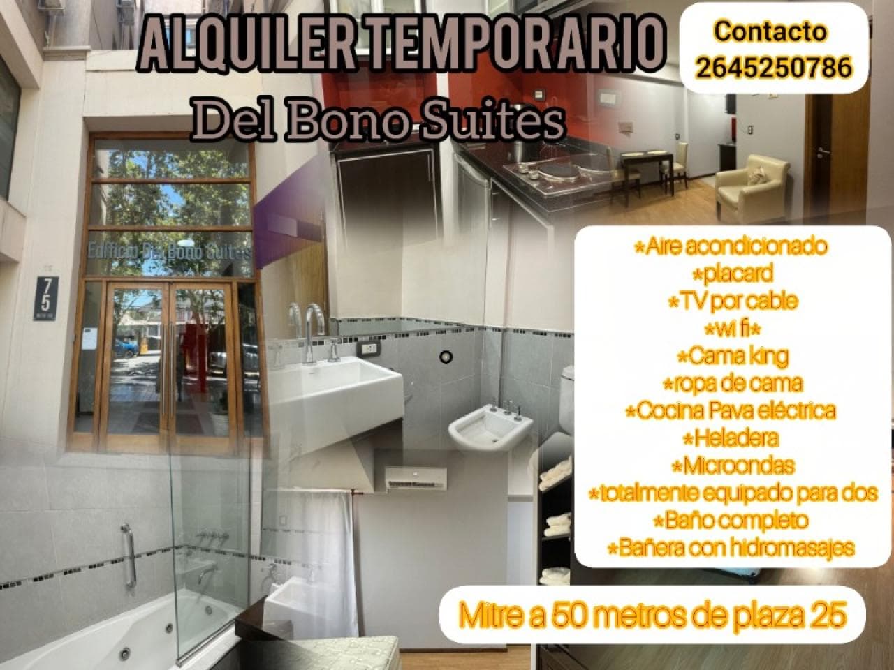 Alquiler. Departamento Por Dia. Capital