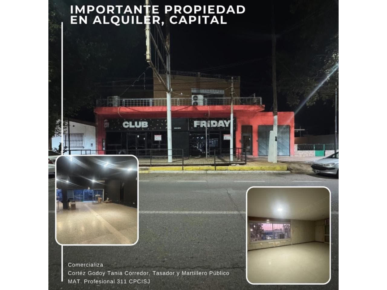 Alquiler De Imponente Propiedad Salón 400m², Depto 4 Dormitorios Y 2 Baños 400m²; Y Galpón Semi Cubierto 198m²