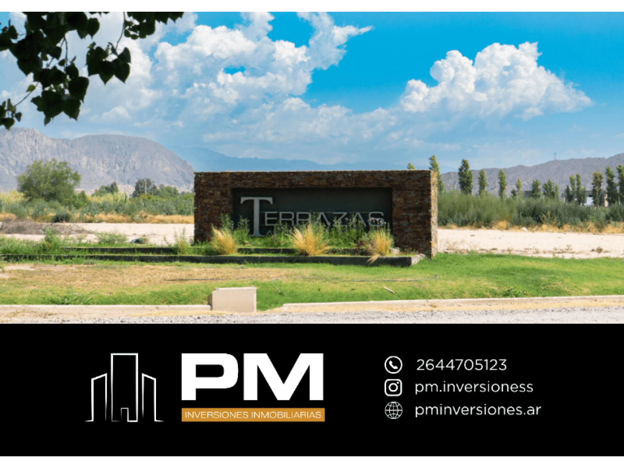 ◼️ Venta Terreno 420m2 En Barrio Privado Terrazas Del Oeste - Capital - Pm Inversiones ◼️