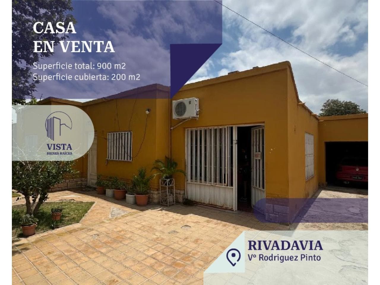 Lote De 900 M2 Con Casa - Rivadavia - Venta