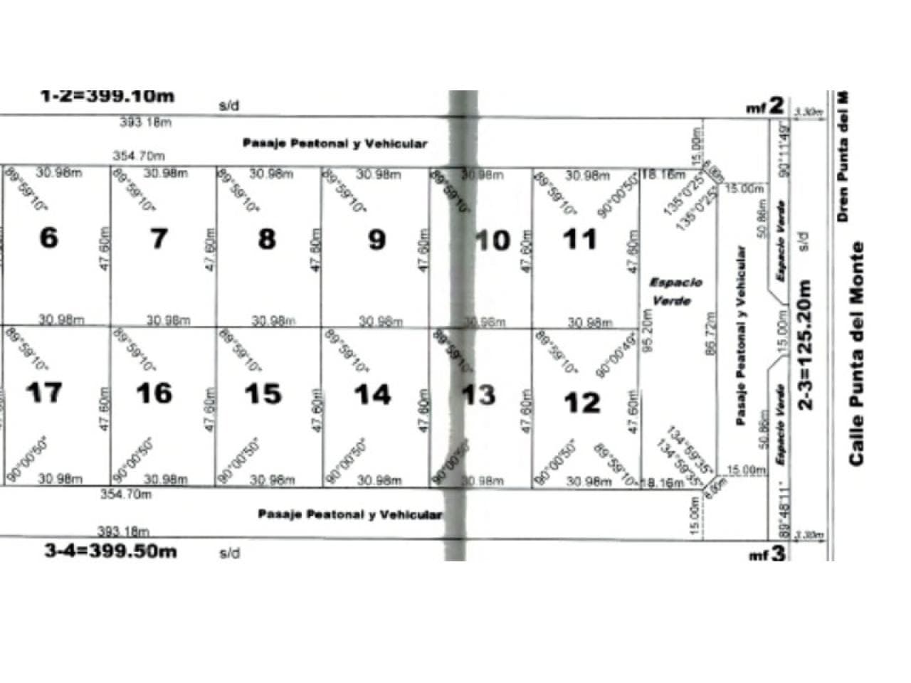 Venta. Terreno 1500m2 Medano