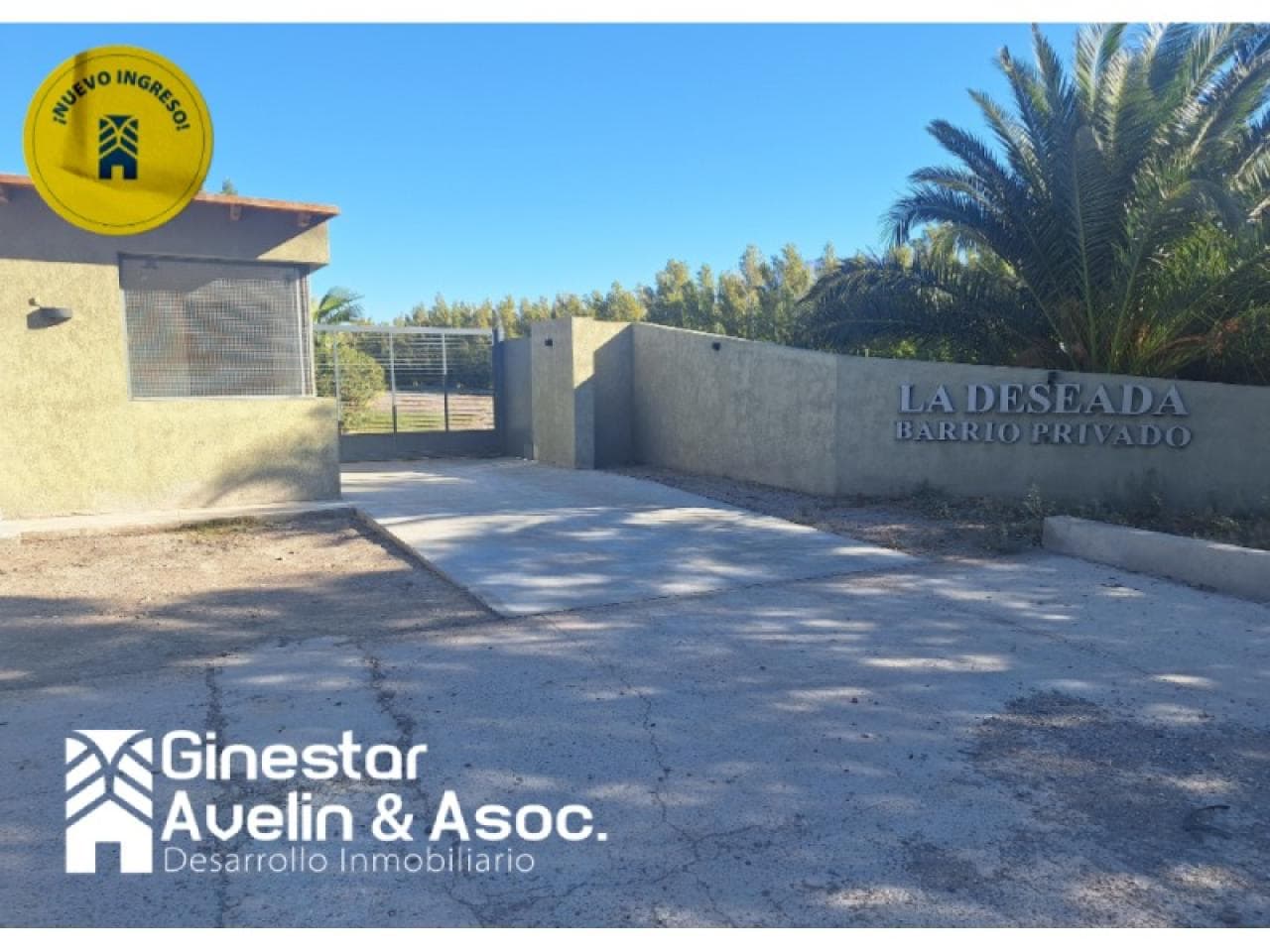 Venta- Terreno - B° Privado La Deseada- En Calle 12 Entre Ruta 40 Y Calle Mendoza. Pocito