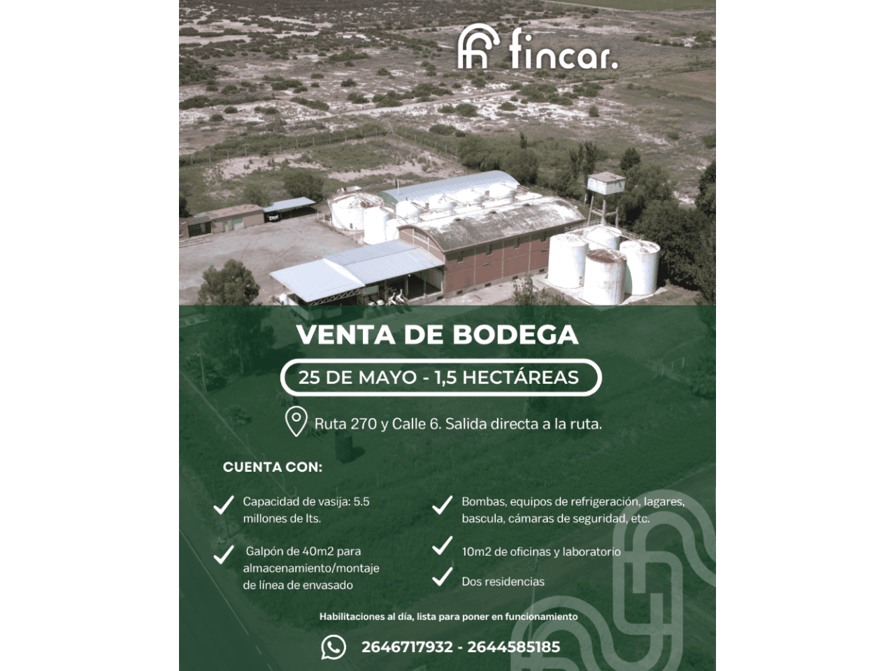 Bodega Oportunidad En 25 De Mayo, San Juan 🌱