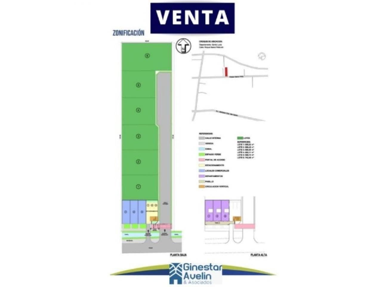 Venta - Terreno 500m2 - Barrio Privado Los Buhos - Roque Saenz Peña Y San Juan - Zona Residencial - Santa Lucia