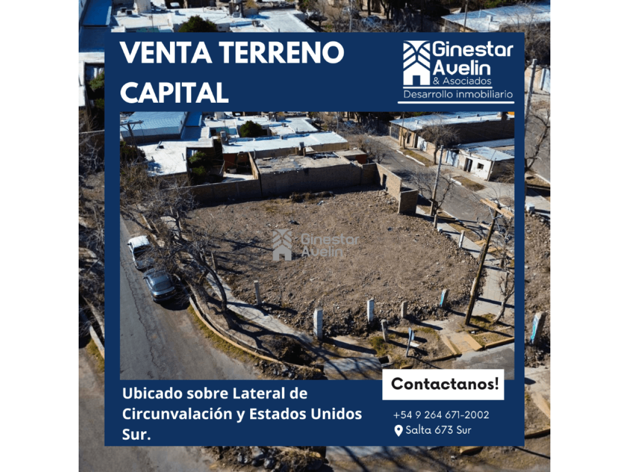 Venta - Lotes Colindantes - 600m2 - Sobre Lateral De Circunvalación - Capital