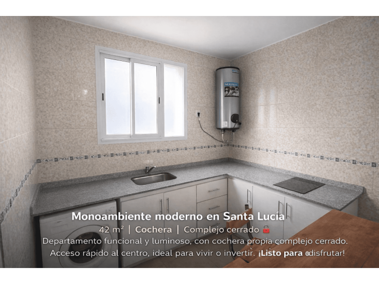 Monoambiente Planta Baja C Cochera