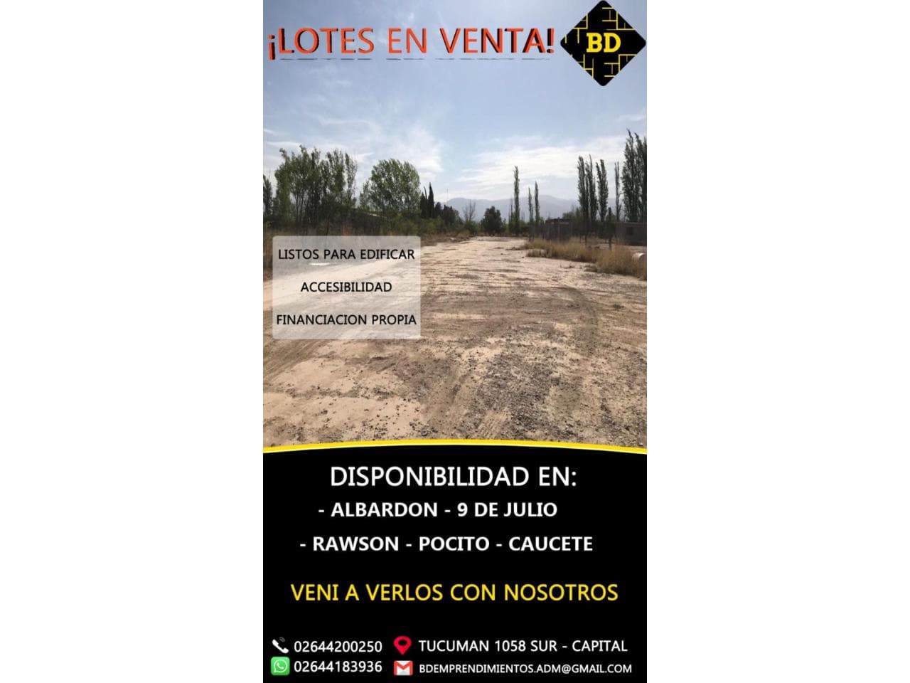 Lotes En Venta - Bd  Emprendimientos
